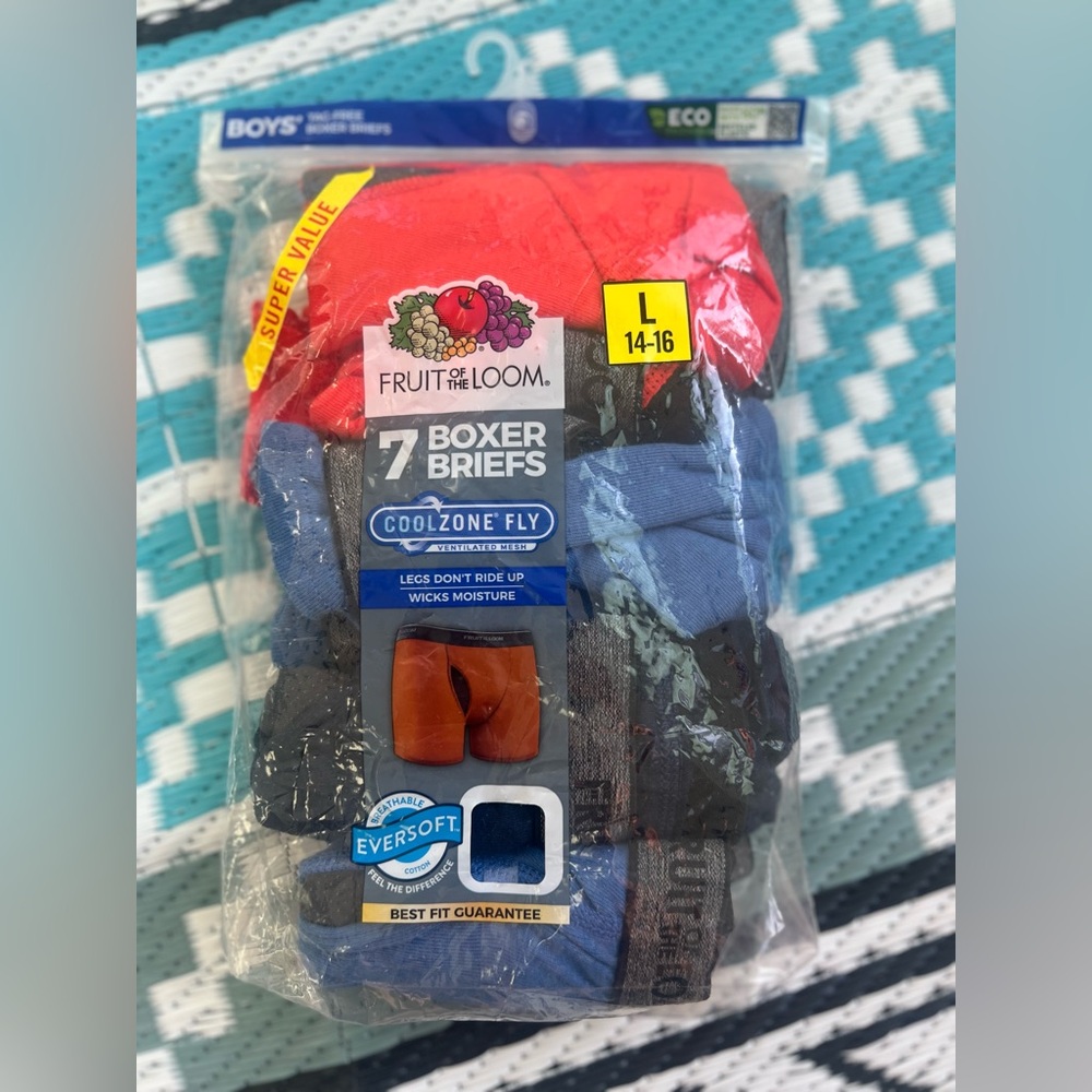 Boys Fruit of the Loom Boxer Briefs